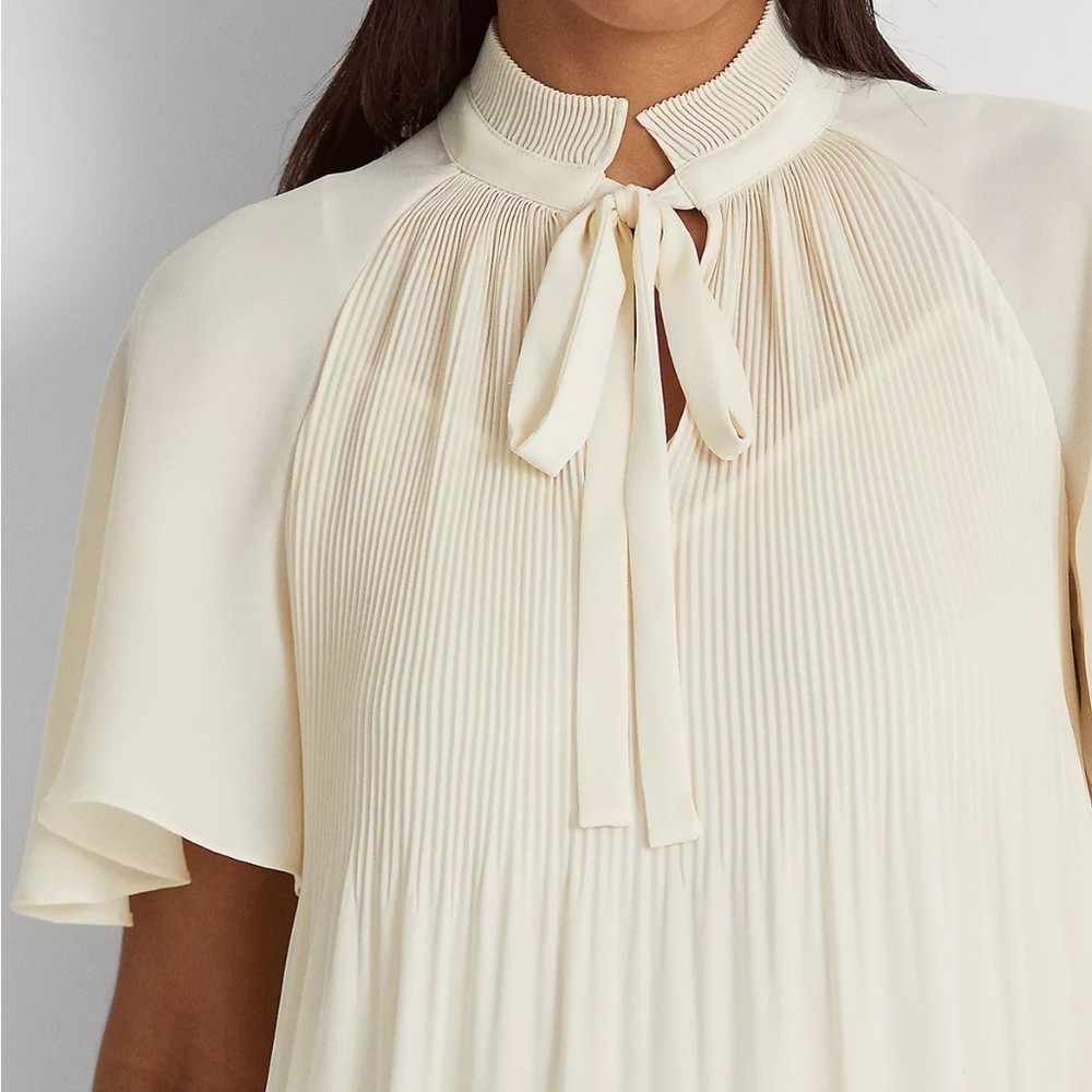 Ralph Lauren 2-piece pleated top (NWT) - Picture 2 of 15